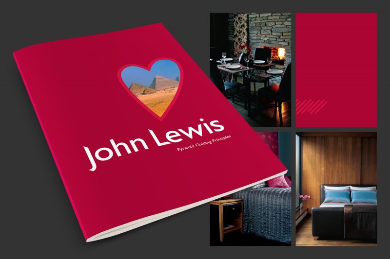 Brochure design for John Lewis.