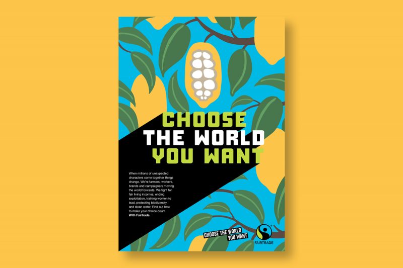 Art direction and illustration design for Fairtrade. Strategic and creative direction by 2050.